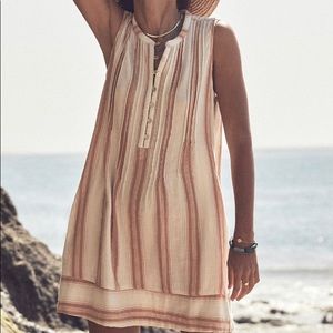 Faherty Isha sleeveless shirt dress.